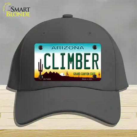 Arizona Climber Novelty License Plate Hat Cotton / Charcoal