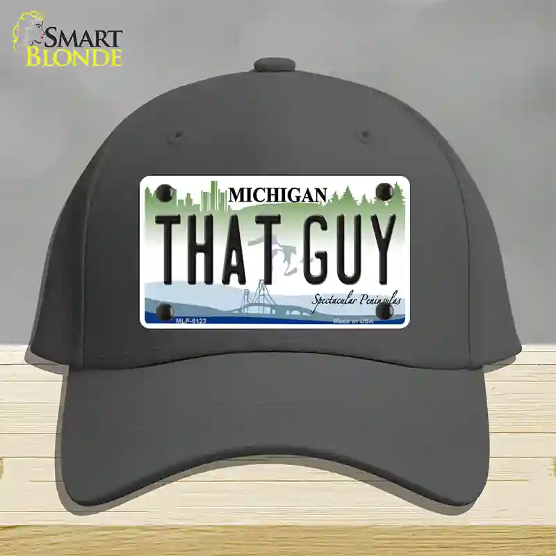 That Guy Michigan Novelty License Plate Hat Cotton / Charcoal