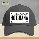 Hot Mama Georgia Novelty License Plate Hat Cotton / Charcoal