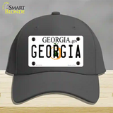 Georgia Novelty License Plate Hat Cotton / Charcoal