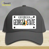 Georgia State Novelty License Plate Hat Cotton / Charcoal