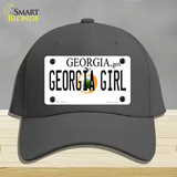 Georgia Girl Georgia Novelty License Plate Hat Cotton / Charcoal