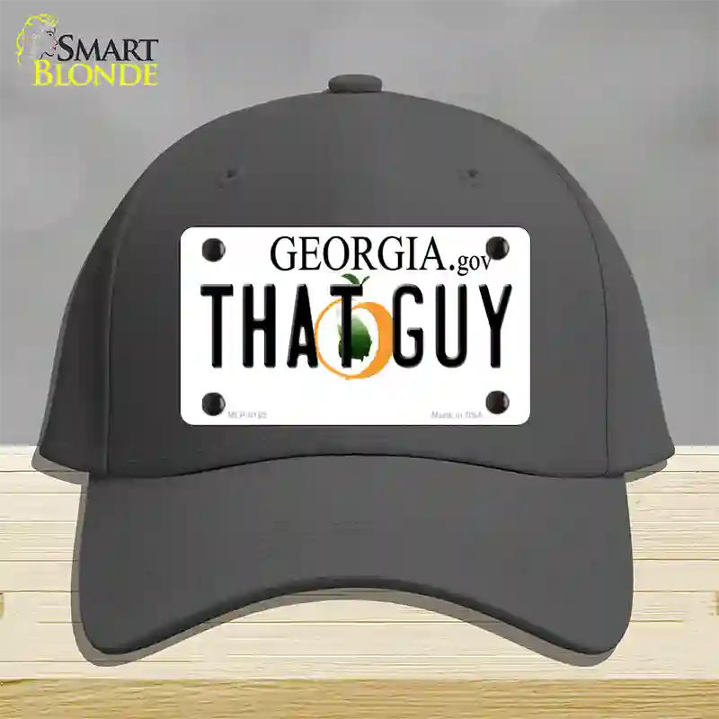 That Guy Georgia Novelty License Plate Hat Cotton / Charcoal