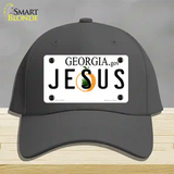 Jesus Georgia Novelty License Plate Hat Cotton / Charcoal