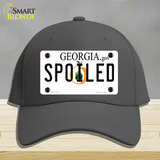 Spoiled Georgia Novelty License Plate Hat Cotton / Charcoal