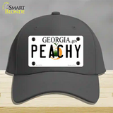 Peachy Georgia Novelty License Plate Hat Cotton / Charcoal