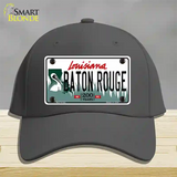 Baton Rouge Louisiana Novelty License Plate Hat Cotton / Charcoal