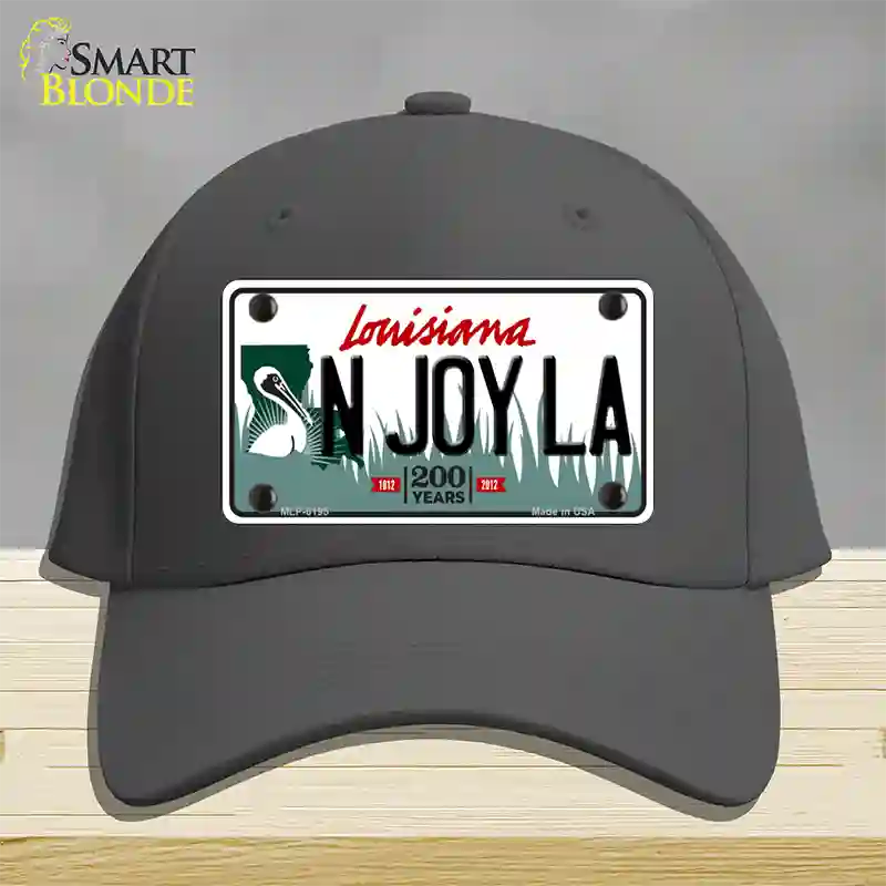 N Joy La Louisiana Novelty License Plate Hat Cotton / Charcoal