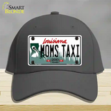 Moms Taxi Louisiana Novelty License Plate Hat Cotton / Charcoal