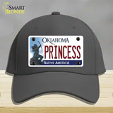 Princess Oklahoma Novelty License Plate Hat Cotton / Charcoal