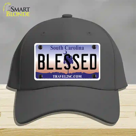 Blessed South Carolina Novelty License Plate Hat Cotton / Charcoal