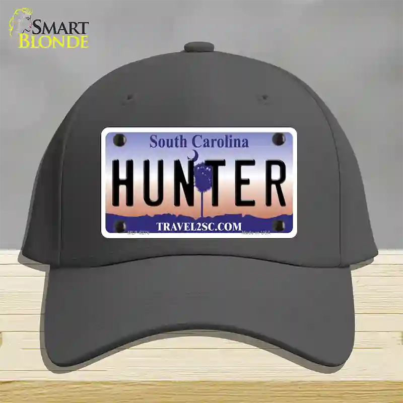 Hunter South Carolina Novelty License Plate Hat Cotton / Charcoal