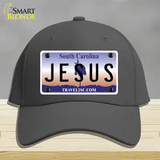 Jesus South Carolina Novelty License Plate Hat Cotton / Charcoal