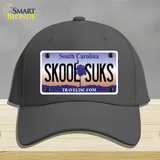 Skool Suks South Carolina Novelty License Plate Hat Cotton / Charcoal