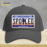 Spoiled South Carolina Novelty License Plate Hat Cotton / Charcoal