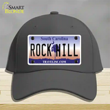 Rock Hill South Carolina Novelty License Plate Hat Cotton / Charcoal