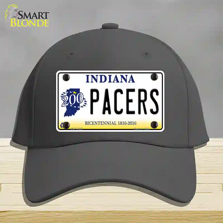 Pacers Indiana Novelty License Plate Hat Cotton / Charcoal