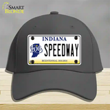 Speedway Indiana Novelty License Plate Hat Cotton / Charcoal