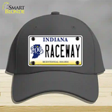 Raceway Indiana Novelty License Plate Hat Cotton / Charcoal