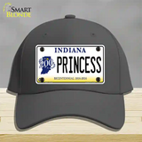 Princess Indiana Novelty License Plate Hat Cotton / Charcoal