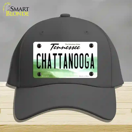 Chattanooga Tennessee Novelty License Plate Hat Cotton / Charcoal