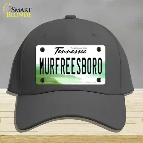 Murfreesboro Tennessee Novelty License Plate Hat Cotton / Charcoal