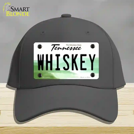 Whiskey Tennessee Novelty License Plate Hat Cotton / Charcoal