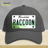 Raccoon Tennessee Novelty License Plate Hat Cotton / Charcoal