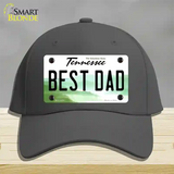 Best Dad Tennessee Novelty License Plate Hat Cotton / Charcoal