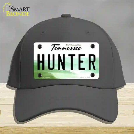 Hunter Tennessee Novelty License Plate Hat Cotton / Charcoal