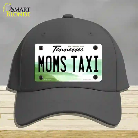 Moms Taxi Tennessee Novelty License Plate Hat Cotton / Charcoal