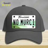 No Murci Tennessee Novelty License Plate Hat Cotton / Charcoal