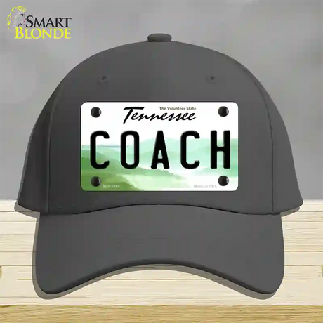 Coach Tennessee Novelty License Plate Hat Cotton / Charcoal