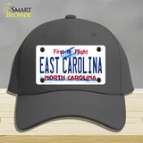 East Carolina North Carolina Novelty License Plate Hat Cotton / Charcoal