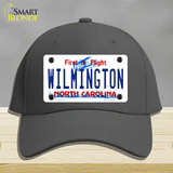 Wilmington North Carolina Novelty License Plate Hat Cotton / Charcoal