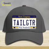 Tailgtr West Virginia Novelty License Plate Hat Cotton / Charcoal