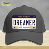 Dreamer West Virginia Novelty License Plate Hat Cotton / Charcoal