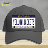 Yellow Jackets West Virginia Novelty License Plate Hat Cotton / Charcoal