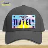 That Guy Mississippi Novelty License Plate Hat Cotton / Charcoal