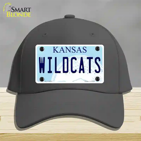 Wildcats Kansas Novelty License Plate Hat Cotton / Charcoal