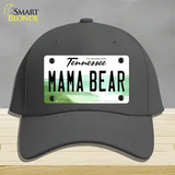 Mama Bear Tennessee Novelty License Plate Hat Cotton / Charcoal