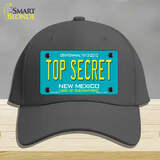 Top Secret New Mexico Novelty License Plate Hat Cotton / Charcoal