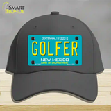 Golfer New Mexico Novelty License Plate Hat Cotton / Charcoal