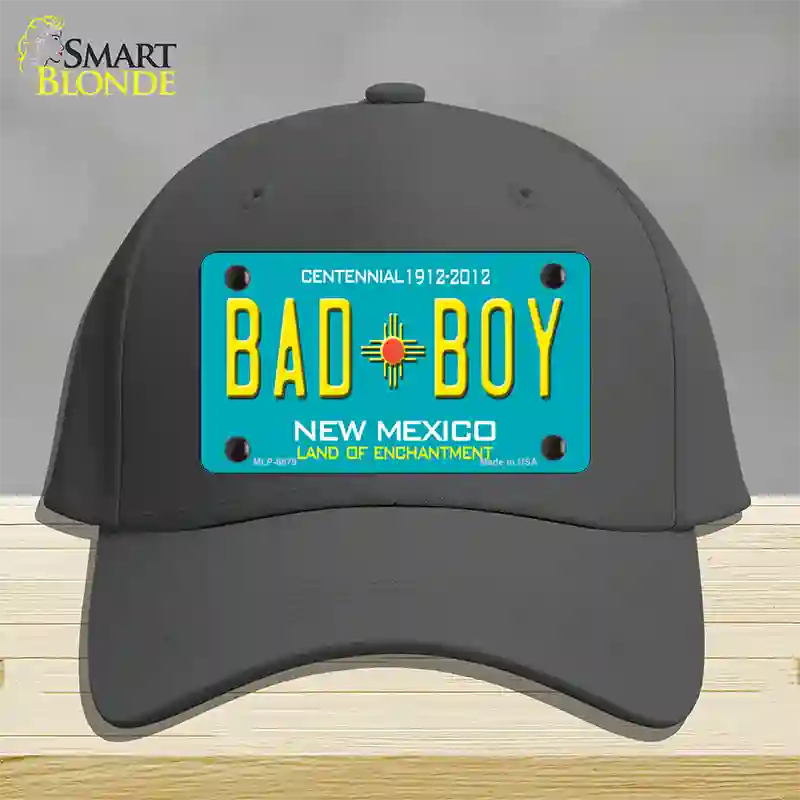 Bad Boy New Mexico Novelty License Plate Hat Cotton / Charcoal