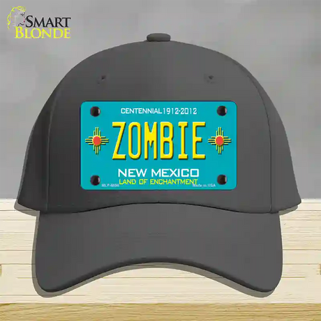 Zombie New Mexico Novelty License Plate Hat Cotton / Charcoal