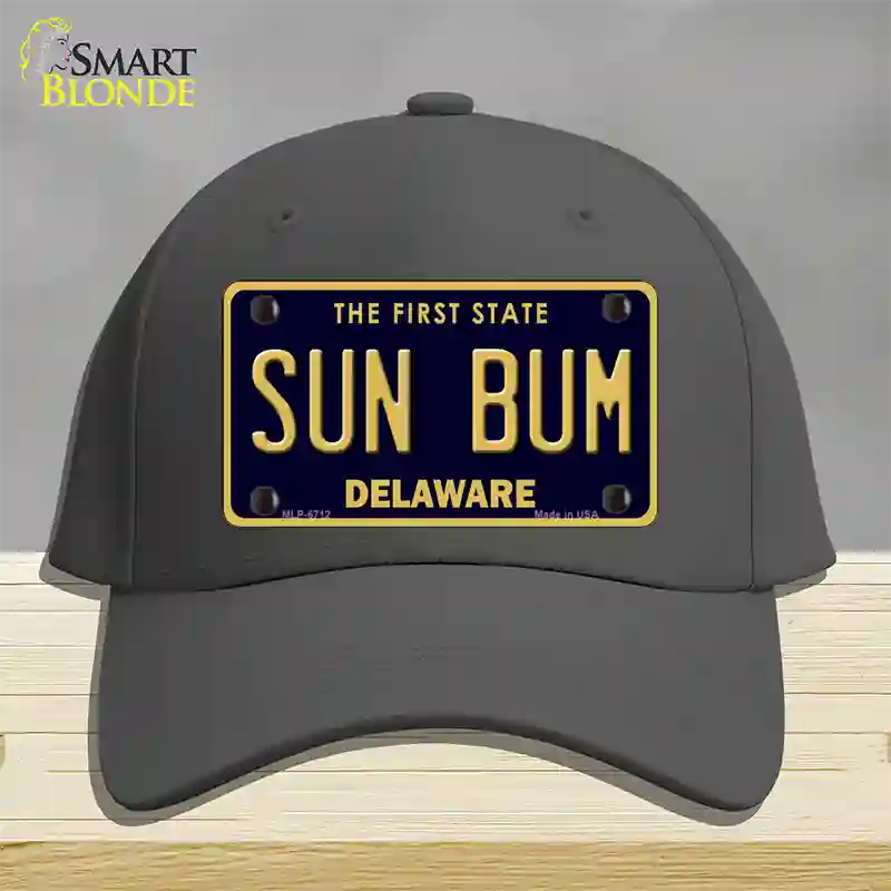 Sun Bum Delaware Novelty License Plate Hat Cotton / Charcoal