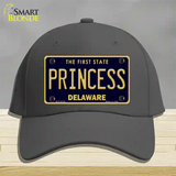 Princess Delaware Novelty License Plate Hat Cotton / Charcoal