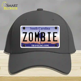 Zombie South Carolina Novelty License Plate Hat Cotton / Charcoal