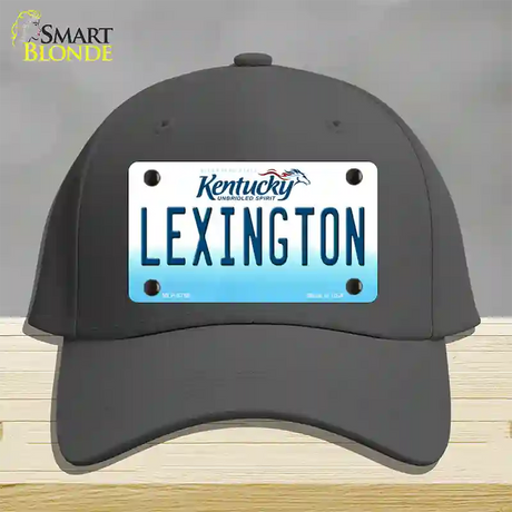 Lexington Kentucky Novelty License Plate Hat Cotton / Charcoal