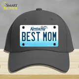 Best Mom Kentucky Novelty License Plate Hat Cotton / Charcoal